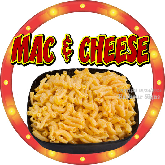 Mack and Cheese Decal Food Truck Concession Vinyl Sticker