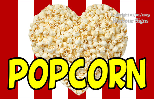 Popcorn Decal Food Truck Concession Vinyl Sticker s2